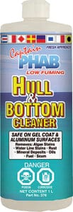 Captain Phab 376 Hull & Bottom Cleaner: 1L: case/12