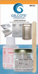 Gelcote Int'l MA101 Acrylic Repair Kit: White