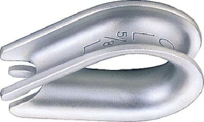 Crosby Standard Wire Rope Galvanized Thimble: 3/8"