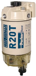 Racor 10 Micron Diesel Spin-On Fuel/Water Seperator: 30 GPH