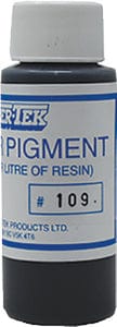 FiberTek CPBK60 Polyester Color Pigment: Black: 600 ml.: 6/case