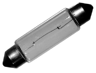 Ancor Festoon Bulb 12V 10W #212-2: 2/Pk