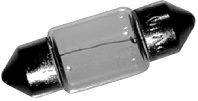 12V 10W Festoon Light Bulb: 2/Pk