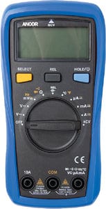 Ancor 703073 True RMS 12 Function Digital Multimeter