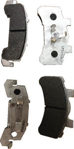Dexter<sup>®</sup> 82084 Organic Brake Pads With Stainless Steel Backing Plates - Set of 4