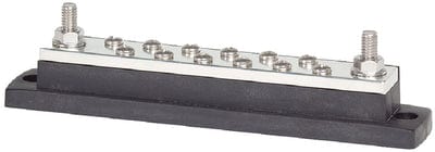 Blue Sea Systems 2105 MaxiBus 250A BusBar - Two 5/16"-18 Studs & Twelve #10-24 Screws