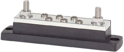 Blue Sea Systems 2128 MaxiBus 250A BusBar - Two 5/16"-18 Studs & Six #10-24 Screws