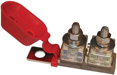Battery Terminal Double Fuse Block: 30-300 Amps