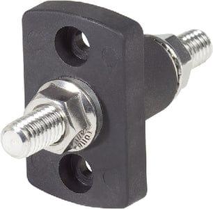 Terminal Feed Thru 3/8 Sm Black