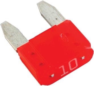 Blue Sea 5271 ATM<sup>®</sup> Mini Blade Fuse: 10 Amp: Red: 2/pk