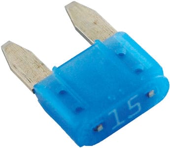 Blue Sea 5272 ATM<sup>®</sup> Mini Blade Fuse: 15 Amp: Blue: 2/pk