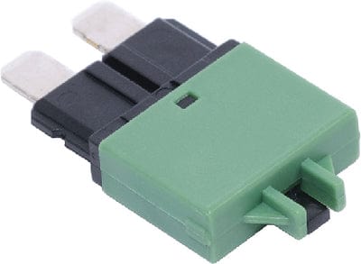 Blue Sea 7068 ATO/ATC-Style Low Profile Circuit Breaker: 30A: Green: 2/pk