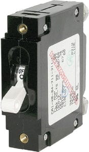 Blue Sea Systems 7250 Single Pole AC Circuit Breaker: 100 Amp: White