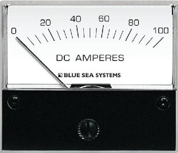 Blue Sea Systems 8017 DC Analog Ammeter - 0-100A With Shunt