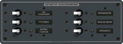 Blue Sea Systems 8097 AC 6 Position Circuit Breaker Panel