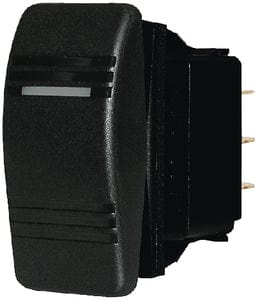 Blue Sea 8283 Water Resistant Contura<sup>®</sup> III Switch: Black: On-Off-On