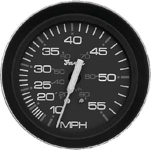 Faria Coral Black 4" Gauge - 6000 RPM Tachometer (Gas) (Inboard & IO)