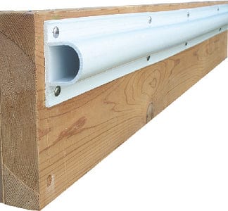 Dock Edge 1004F Air Cushion™ Single "D" Profile: White: 8': 10/pk