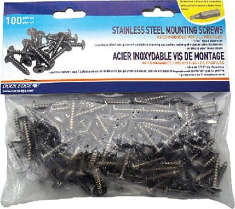 Dock Edge Stainless Steel Mounting Screws and Robertson Driver Bit (100/pk)