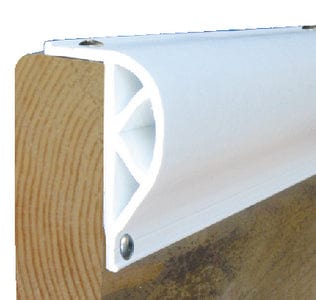 Dock Edge 1210F ProDock Commercial Grade Heavy Slant P Profile: White: 8': 3/pk
