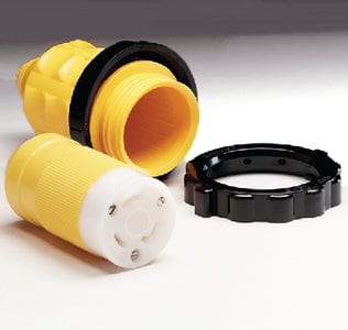 Marinco 30A/125V Female Connector With Cover and Rings Value Pack