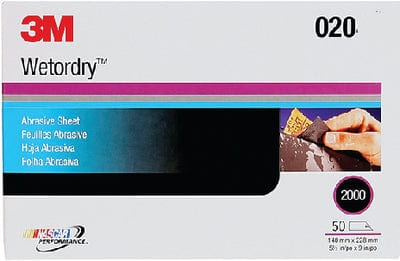Imperial Wet Or Dry™ Paper Sheets: 9" x 11" Grade P600 50/Pack