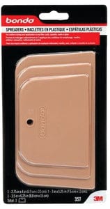 3M Bondo<sup>®</sup> Plastic Spreaders 3-Pack: 12/case