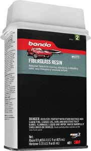 3M Bondo<sup>®</sup> Fiberglass Resin: Pt.: 12/case