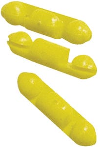 Scotty "S" Stopper Beads: Yellow: 6/pk