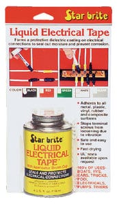Liquid Electric Tape Black: 4 oz.