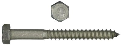 12X212H1LB Stainless Hex Head Lag Bolts: 1/2" x 2-1/2": 25/Box