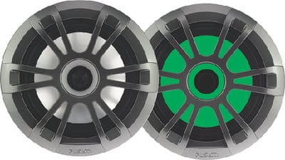 Fusion 0100208020 EL Series 6.5" Full Range Shallow Mount Marine Speakers: w/LEDs: 1 pr.