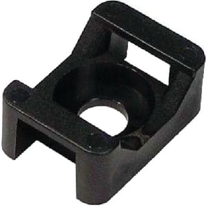 Pico 07083034 Tie Wrap Mount: Black: 25/pk