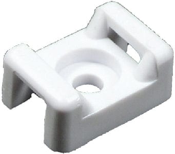 Pico 07183636 Tie Wrap Mount: White: 100/pk