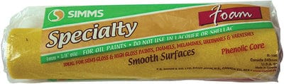 Simms 9-1/2" Foam Roller Refill: 1/8" Nap: 36/case