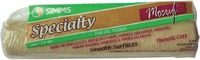 Simms 9-1/2" Mocryl<sup>®</sup> Roller Refill: 1/4" Nap: 36/case
