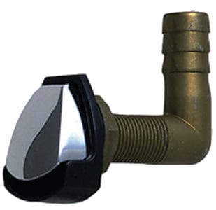Perko 0561DP4CHR 90° Rotating Gas Tank Vent: Chrome/Black