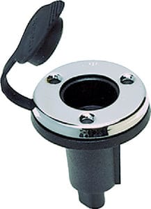 Spare Round Plug-In Base: 2-Pin