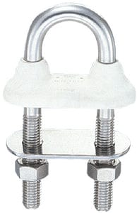 Wichard 65332 Watertight Stainless Steel U-Bolt: 2-3/4" w/ 15/16" Eye: White
