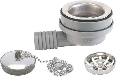 Ambassador S001102BP 95° 2" Elbow Sink Drain: Brushed Finish