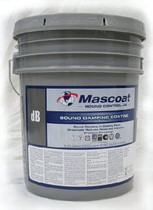 Mascoat Mascoat dB Sound Control Coating: Grey: 5-Gal.