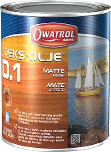Owatrol Deks Olje: Matte Finish: Qt.: 6/Case