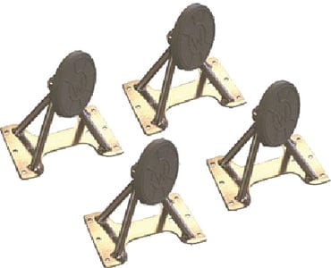 Weaver C1204REM Swivel (Removable) Dinghy Chocks: 4/pk