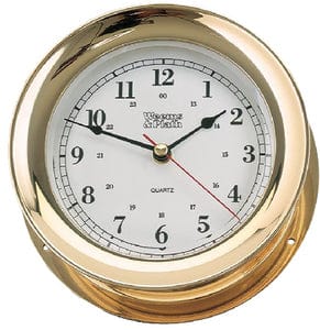 Weems & Plath WAP290500 Admiral™ Collection Clock: 6": Brass