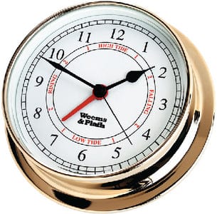 Weems & Plath WAP530300 Endurance™ Collection Tide & Time Clock: 4-7/8": Brass