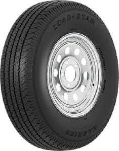 Loadstar ST Radial Tire and Wheel (Rim) Assembly ST175/80R-13 5 Hole C Ply