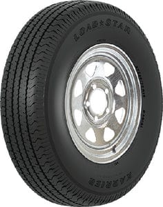 Loadstar ST Radial Tire and Wheel (Rim) Assembly Directional ST185/80R-13 5 Hole C Ply