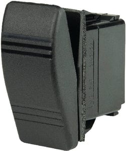 BEP 1001804 Weather Resistant Contura Rocker Switch: On/Off/(On): SPDT: 1/4" Blade Terminals