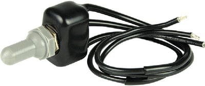 BEP 1002011 Sealed Dipped Toggle Switch: On-Off-On: SPDT: 8" Wire Leads