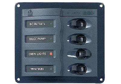 Marinco 900DC Circuit Breaker 4-Way Square Panel